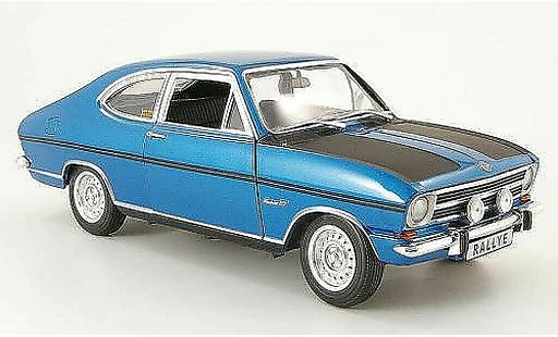 Opel Kadett C coupe 1/18 Revell b rallyee 1900 blu/nero 1969 modellini auto