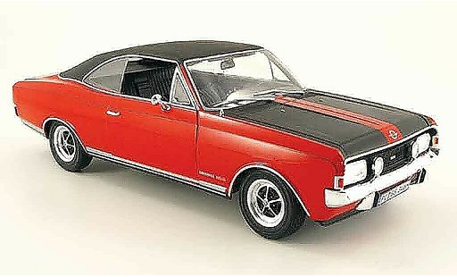 Opel Commodore A 1/18 Revell coupe gs/e rosso/nero 1970 modellini auto