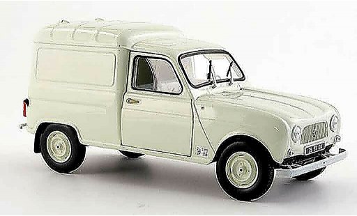 Renault 4 F4 1/18 Norev F creme bianco 1965 modellini auto