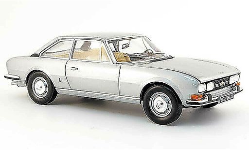 Peugeot 504 coupe 1/18 Norev grigio 1971 modellini auto