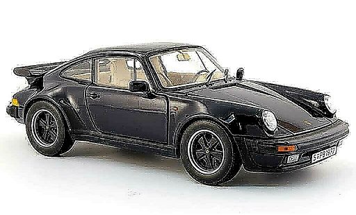 Porsche 911 Turbo 1/18 Norev 3.3l blu 1985 modellini auto