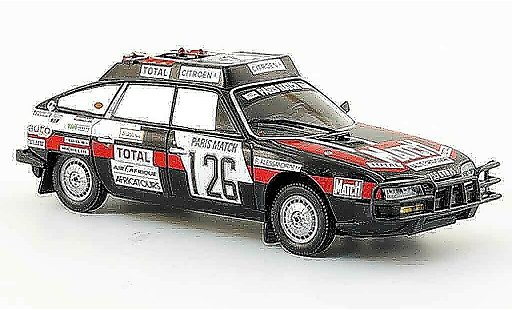 Citroen CX GTI 1/43 Norev 2400 no.126 rallye dakar 1981 modellini auto