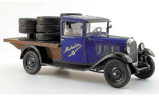 Citroen C4 1930 1/18 Solido pianale michelin con ladegut modellini auto