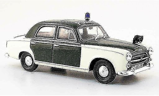 Peugeot 403 Berline 1/43 Norev Berlina police saarbrucken 1959 modellini auto