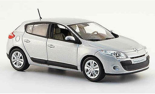Renault Megane Base 1/43 Norev 5 turig grigio 2009 modellini auto