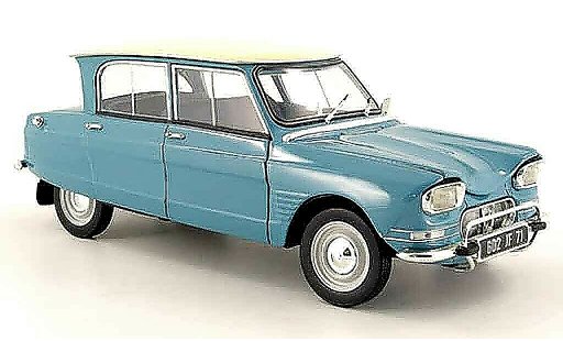 Citroen Ami 6 Berline 1/18 Norev blu biancoes tetto 1963 modellini auto