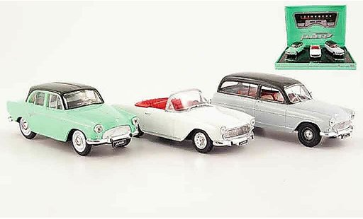 Simca P 60 Base 1/43 Norev 3er limousine cabrio e kombi modellini auto
