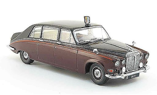 Daimler DS 420 Limousine 1/43 Oxford rosso nero Queen Mother modellini auto