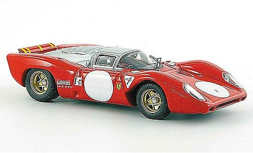 Ferrari 312 P 1/43 Best Coupe Monza Prova rosso/grigio 1969 modellini auto