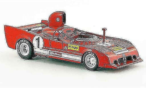 Alfa Romeo 33.3 sc12 1/43 M4 1976 sc 12 no.1 merzaio casoni coppa florio modellini auto