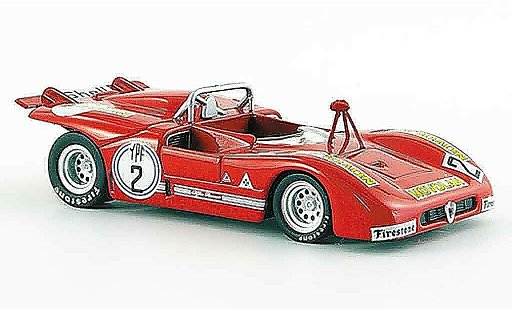 Alfa Romeo 33.3 tt3 1/43 M4 1972 tt no.2 c.facetti 1000 km di argentina modellini auto