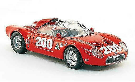 Alfa Romeo 33.2 fleron 1/43 M4 1967 no. 200 russo todaro targa florio modellini auto