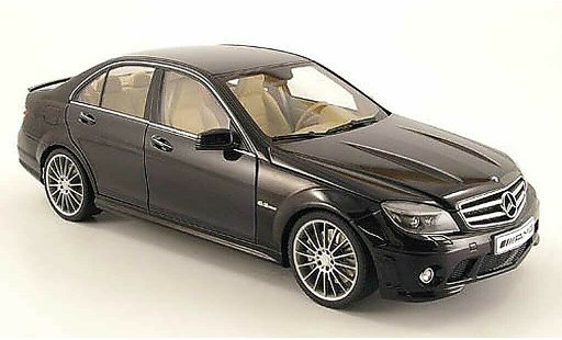 Mercedes Classe C AMG 1/18 Autoart 63 nero avec ledersitze 2007 modellini auto