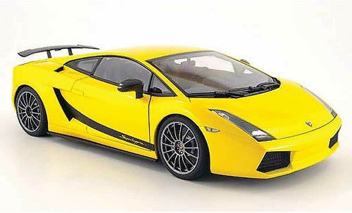 Lamborghini Gallardo Superleggera 1/18 Autoart giallo 2007 modellini auto
