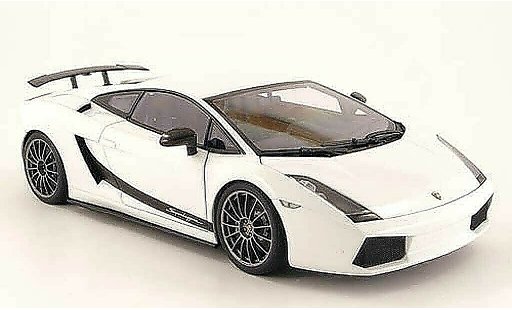 Lamborghini Gallardo Superleggera 1/18 Autoart bianco 2007 modellini auto