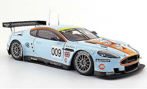 Aston Martin DBR9 gt1 1/18 Autoart no.009 gulf 24h le mans 2008 modellini auto