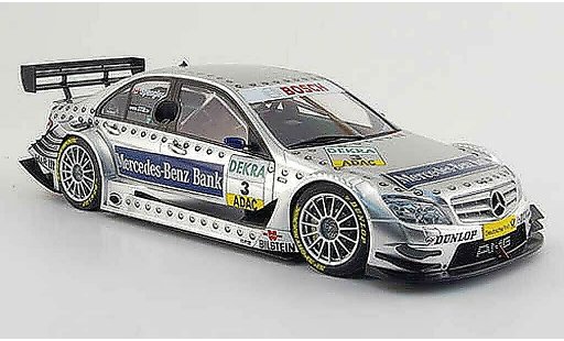 Mercedes Classe C DTM 1/18 Autoart no.3 mercedes-benz bank spengler 2008 modellini auto