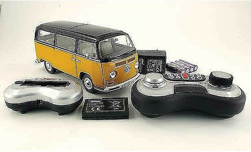 Volkswagen Combi A 1/18 Schuco t2a fensterbus giallo/nero modellini auto