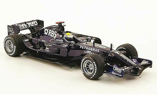 Toyota F1 Williams 1/43 Minichamps fw 30 no.7 test barcelona 2008 modellini auto