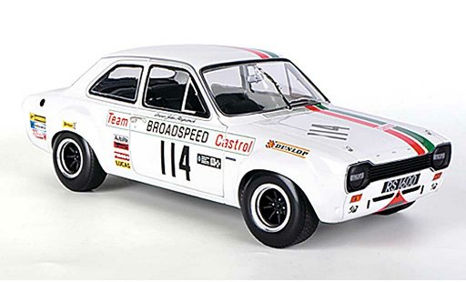 Ford Escort RS 1600 1/18 Minichamps Team Broadspeed Castrol J.Fitzpatrick Race of Champions Meeting 1971 modellini auto