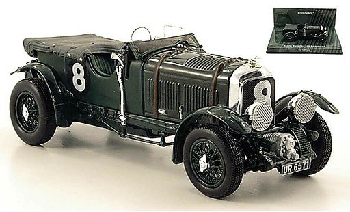 Bentley 4.5 course 1/43 Minichamps Blower Litre Supercharged No.8 24h Le Mans 1 modellini auto