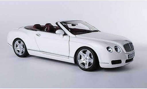 Bentley Continental GTC 1/18 Minichamps bianco 2006 modellini auto