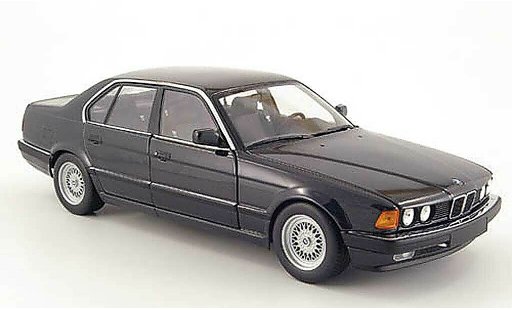 Bmw 730 E32 1/18 Minichamps i nero 1986 modellini auto