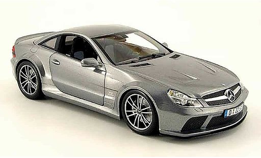 Mercedes B Black Series 1/18 Minichamps 65 amg nero (r230) grigio 2008 modellini auto