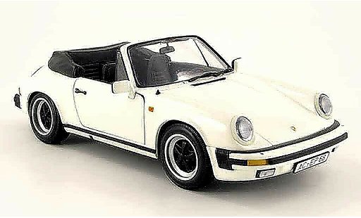 Porsche 911 Speedster 1/18 Minichamps carrera bianco 1983 modellini auto