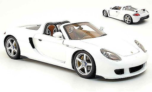 Porsche Carrera GT Base 1/18 Minichamps bianco 2003 modellini auto
