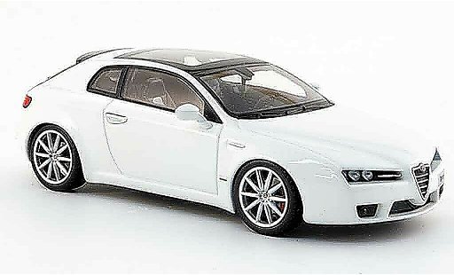 Alfa Romeo Brera coupe 1/43 Minichamps bianco edizione 2008 2005 modellini auto