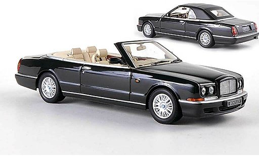 Bentley Azure cabriolet 1/43 Minichamps nero 1996 modellini auto