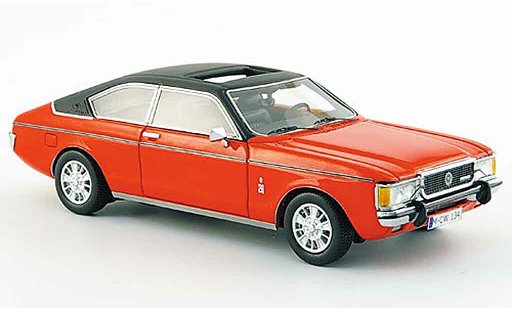 Ford Granada Coupe 1/43 Neo MKI rosso nero liavec. Auflage 300 1975 modellini auto