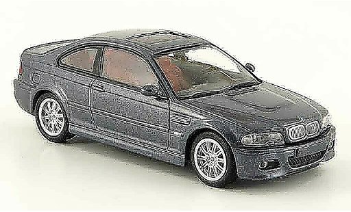 Bmw M3 Coupe 1/43 Minichamps E46 grigio 2001 modellini auto