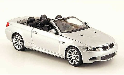 Bmw M3 Cabriolet 1/43 Minichamps E93 Cabrio grigio metallisee 2008 modellini auto