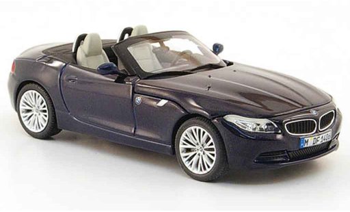 Bmw Z4 roadster 1/43 Minichamps E89 blu 2009 modellini auto