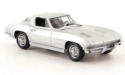 Chevrolet Corvette Coupe 1/43 Minichamps C2 Sport grigio metallisee 1963 modellini auto