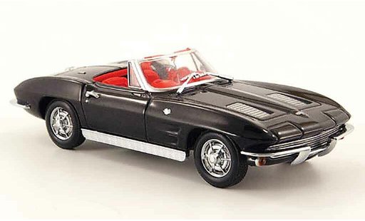 Chevrolet Corvette Convertible 1/43 Minichamps C2 convertibile/cabriolet nero 1963 modellini auto