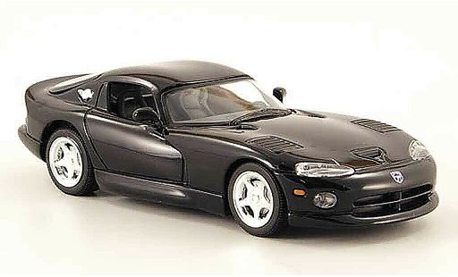 Dodge Viper GTS 1/43 Minichamps nero 1993 modellini auto
