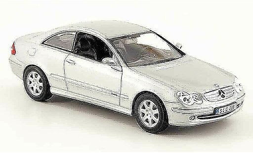Mercedes Classe CL Base 1/43 Minichamps K Klasse (C209) grigio metallisee 2001 modellini auto