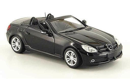 Mercedes Classe SLK Base 1/43 Minichamps (R171) nero 2008 modellini auto