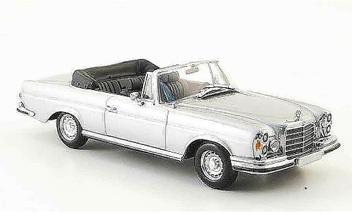 Mercedes 280 1970 1/43 Minichamps SE 3.5 Cabrio (W111) grigio metallisee modellini auto