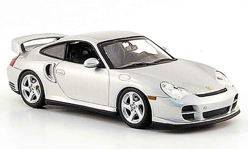 Porsche 911 GT2 1/43 Minichamps grigio metallisee 2000 modellini auto