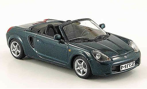 Toyota MR2 ZZW30 1/43 Minichamps 2 cabriolet verde 2000 modellini auto