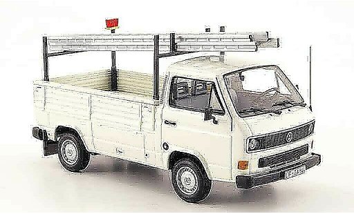 Volkswagen Combi Base 1/43 Minichamps t3 pianale bianco avec leitern 1983 modellini auto