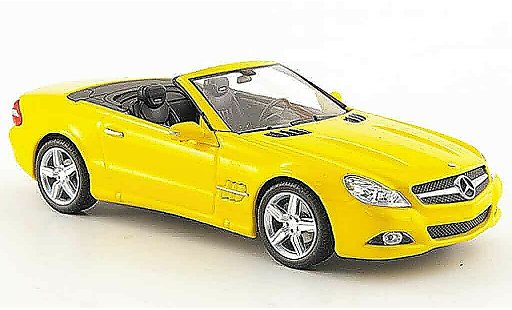 Mercedes Classe SL Base 1/43 Minichamps (R230) giallo Linea Giallo 2008 modellini auto