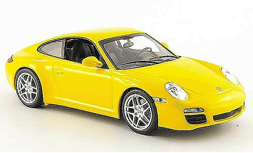 Porsche 911 Carrera 1/43 Minichamps giallo Linea Giallo 2008 modellini auto