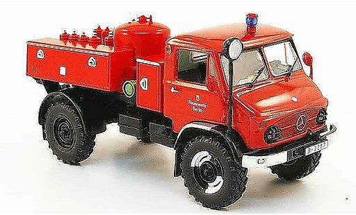 Mercedes Unimog 401-404 1/43 Minichamps 404 TroLF 750 pompier Berlin 1960 modellini auto