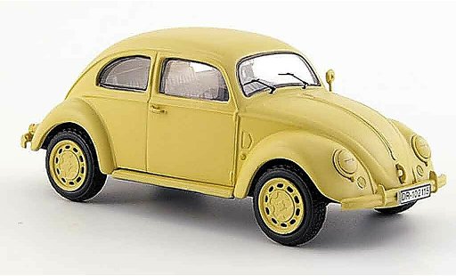 Volkswagen Coccinelle Base 1/43 Schuco brezelreichsverkehrsdirektion minsk beige modellini auto