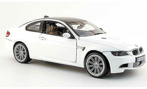 Bmw M3 Coupe 1/18 Mondo Motors E92 bianco 2008 modellini auto